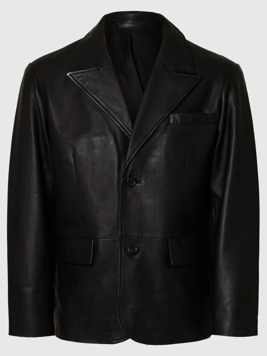 SELECTED 100 % SKINN BLAZER Black Hot