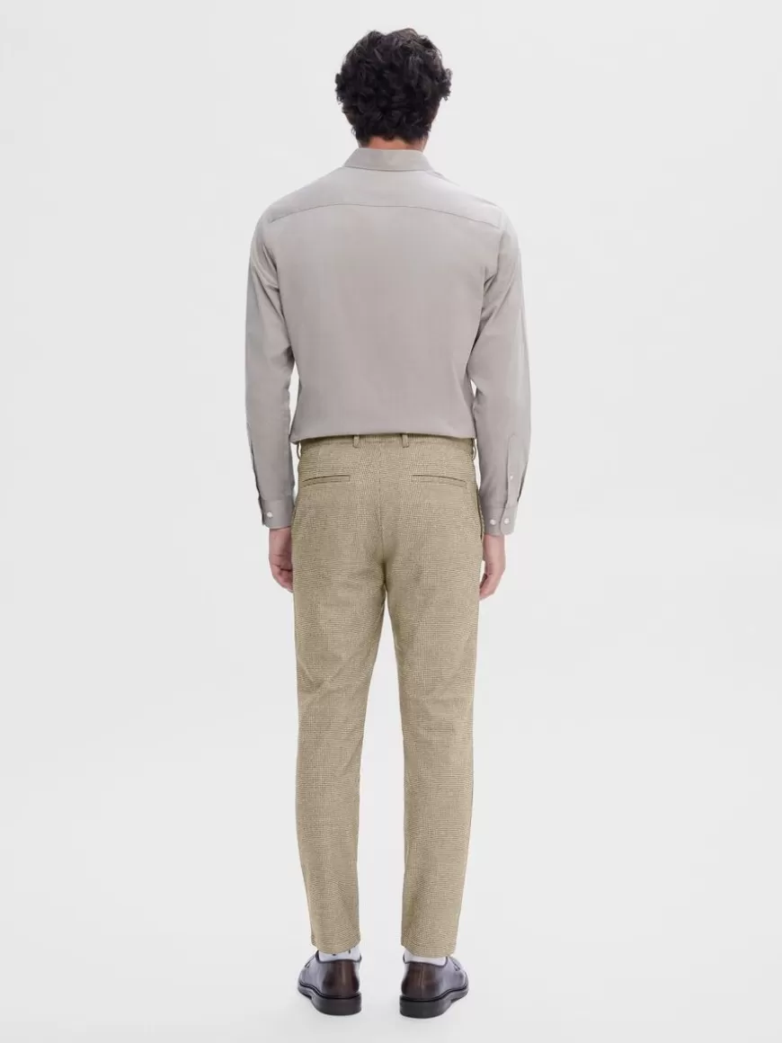 SELECTED 175 SLIM FIT BUKSER Beige Discount