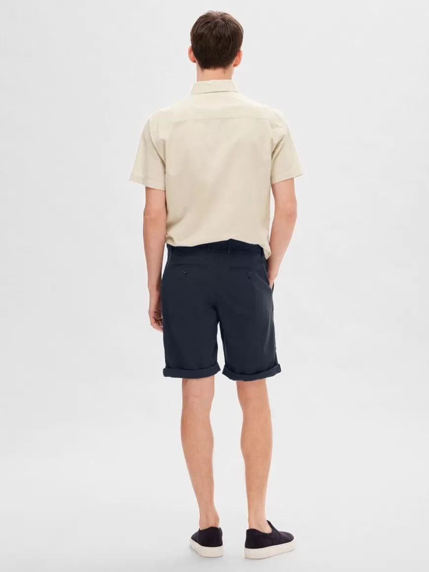 SELECTED BOMULLSFLEX SHORTS Blue Online