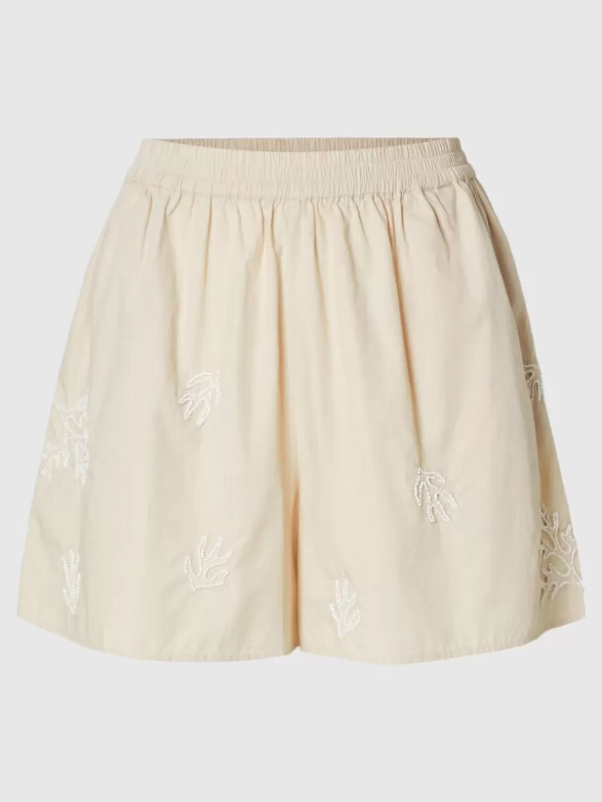 SELECTED BRODERT SHORTS Beige Store