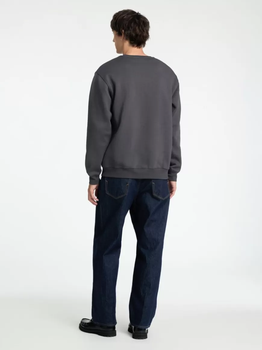 SELECTED BRODERT SWEATSHIRT Grey New