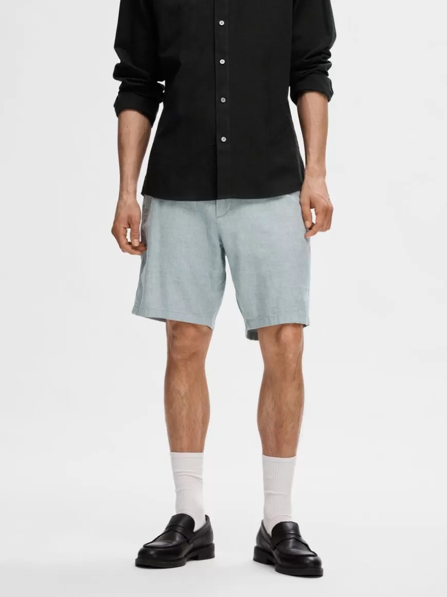 SELECTED COMFORT FIT SHORTS Blue Outlet