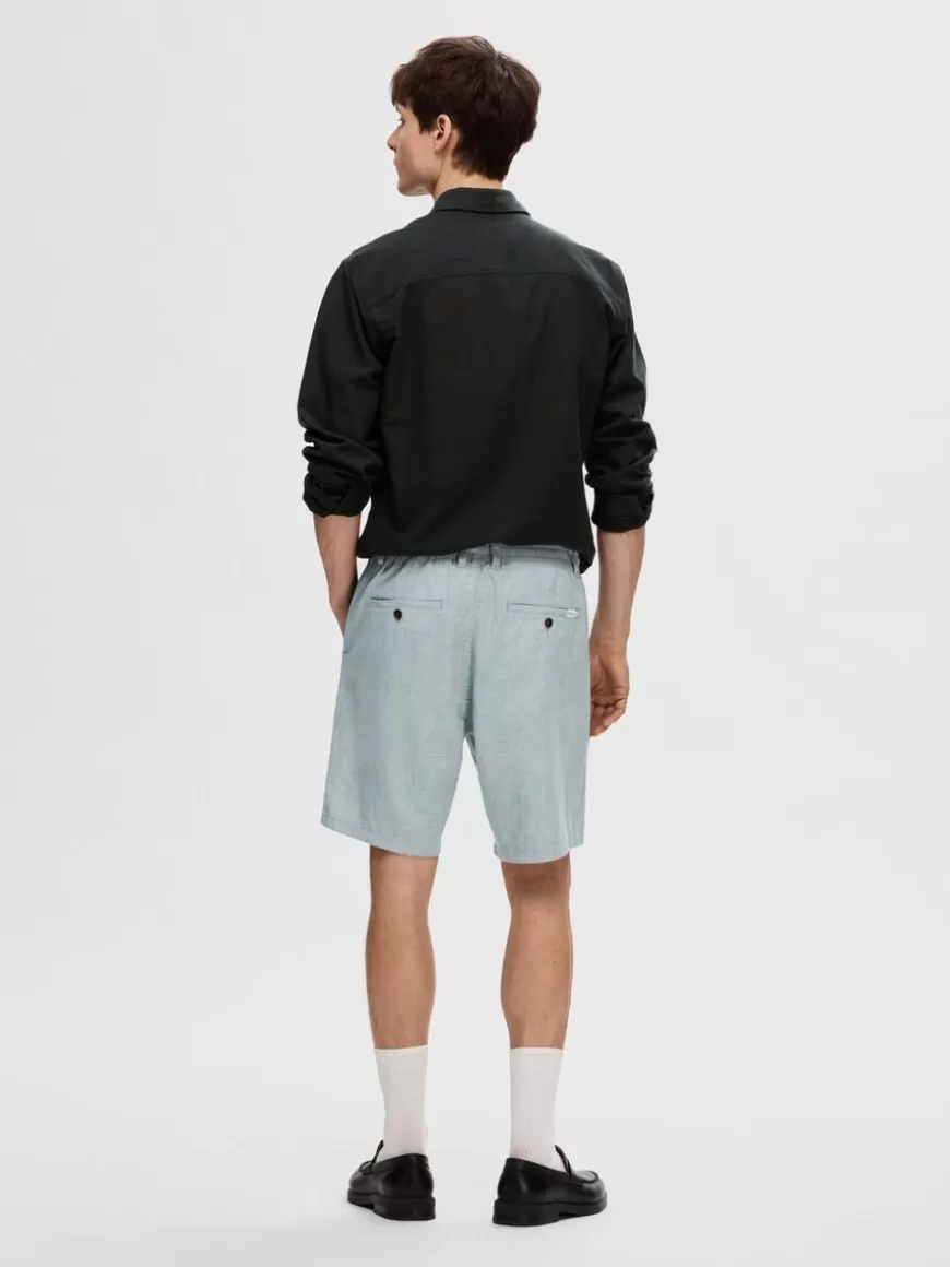 SELECTED COMFORT FIT SHORTS Blue Outlet