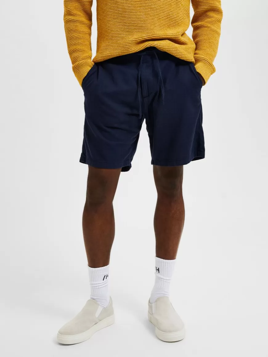 SELECTED COMFORT FIT SHORTS Blue Online