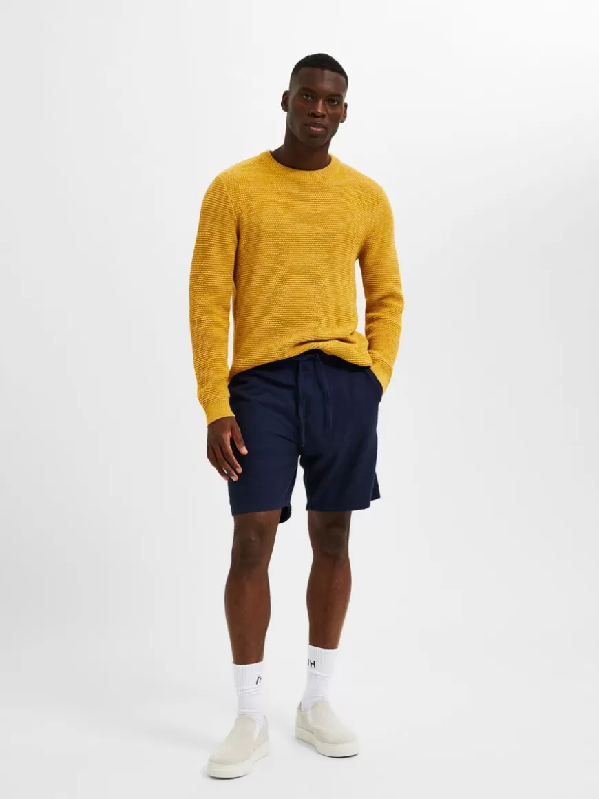 SELECTED COMFORT FIT SHORTS Blue Online