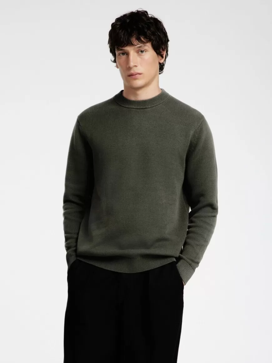 SELECTED CREWNECK GENSER Green Shop