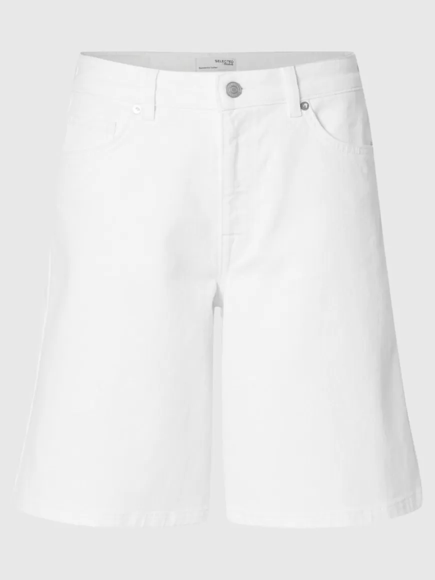 SELECTED DENIM BERMUDASHORTS White Sale