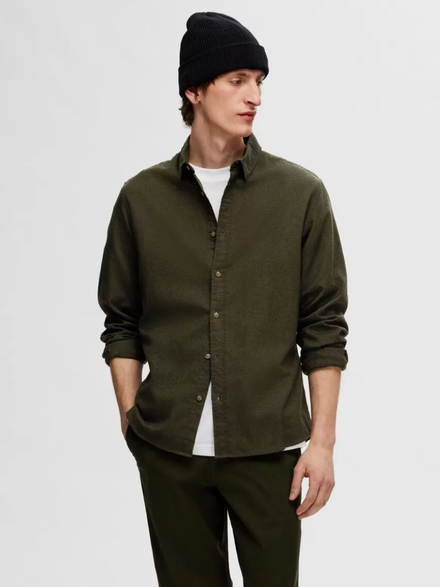 SELECTED FLANELL SKJORTEJAKKE Green Store