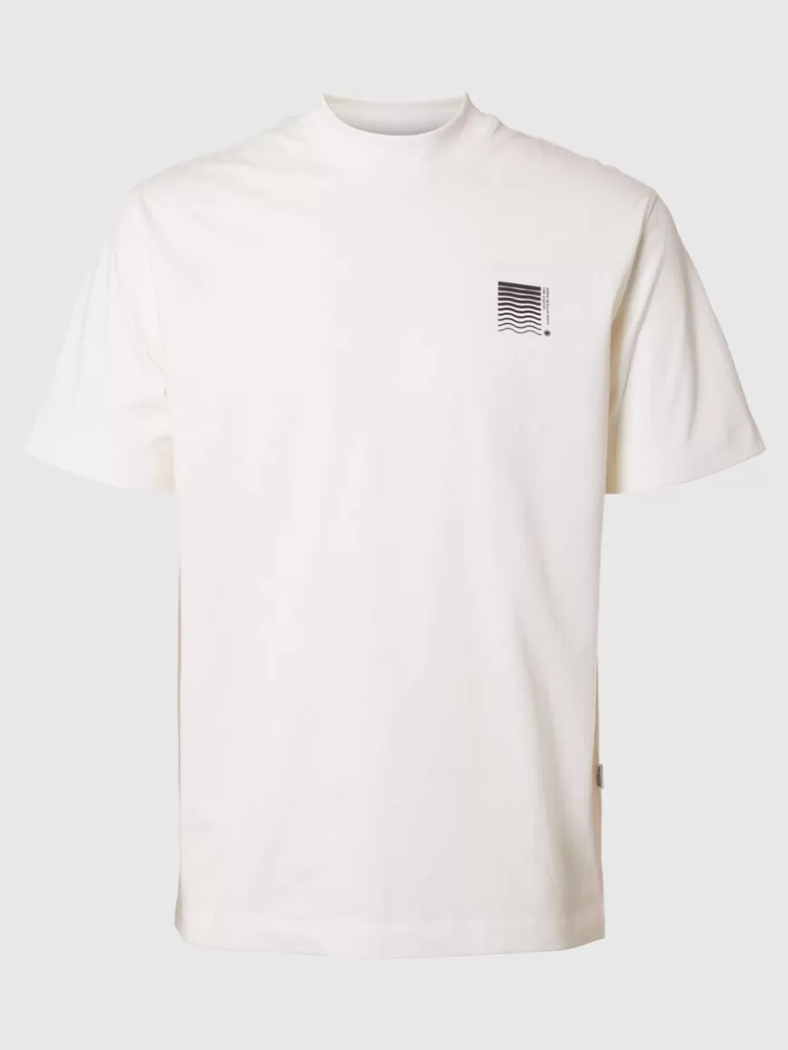 SELECTED GRAFISK PRINT T-SKJORTE White Discount