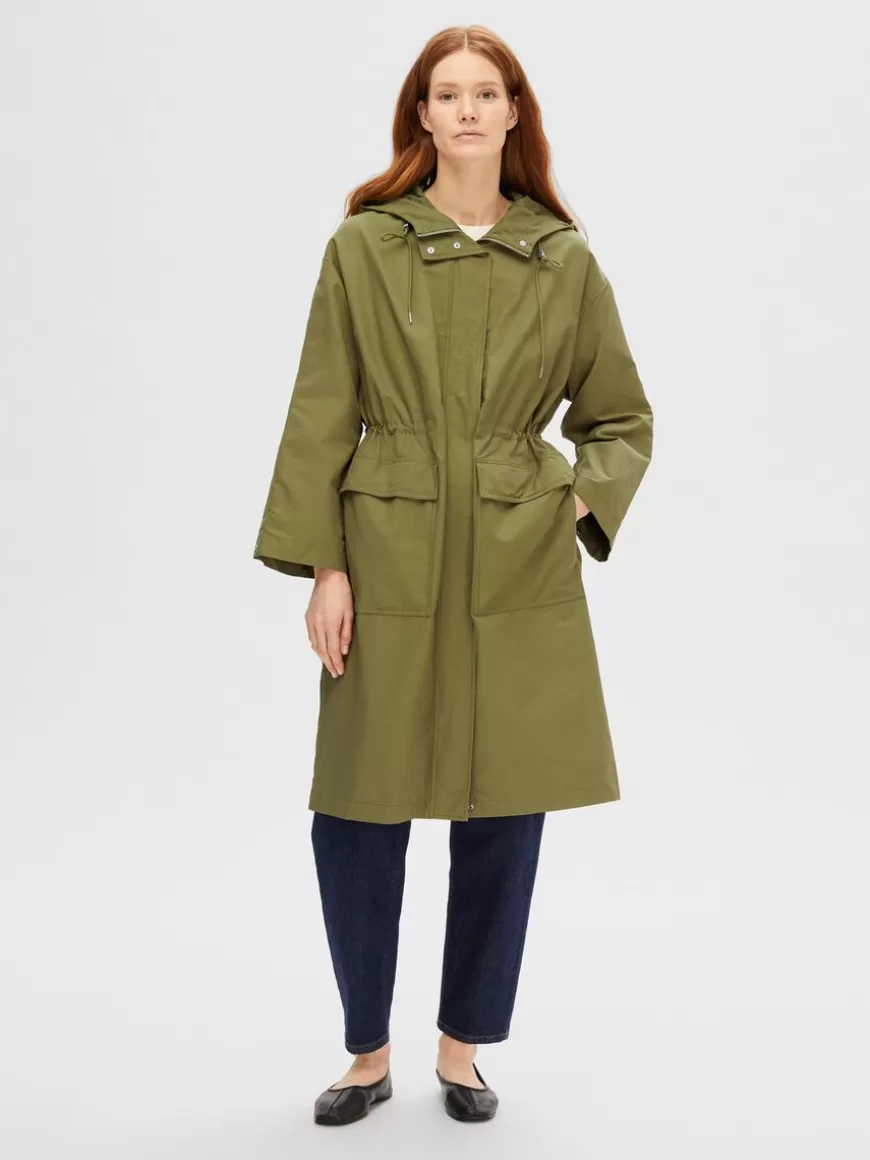 SELECTED HETTE PARKAS Green Sale