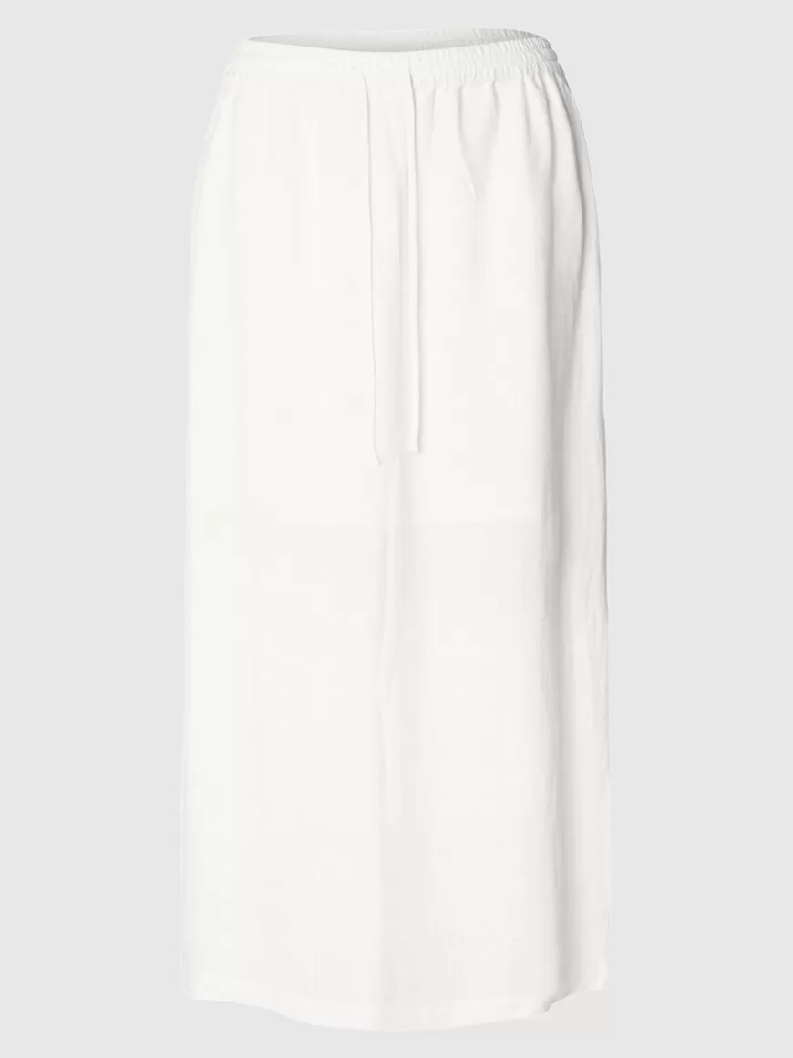 SELECTED HIGH WAISTED MAKSISKJØRT White Cheap