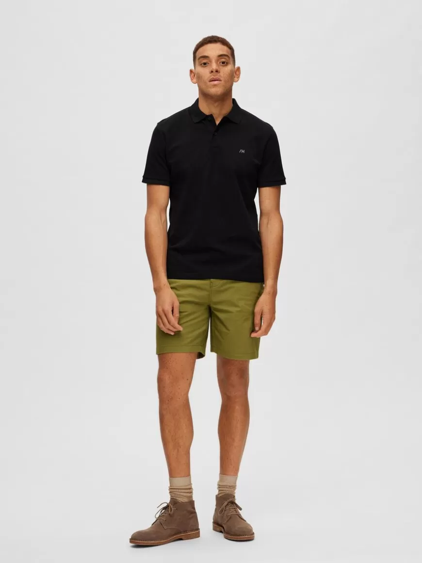 SELECTED KLASSISK POLOSKJORTE Black Fashion