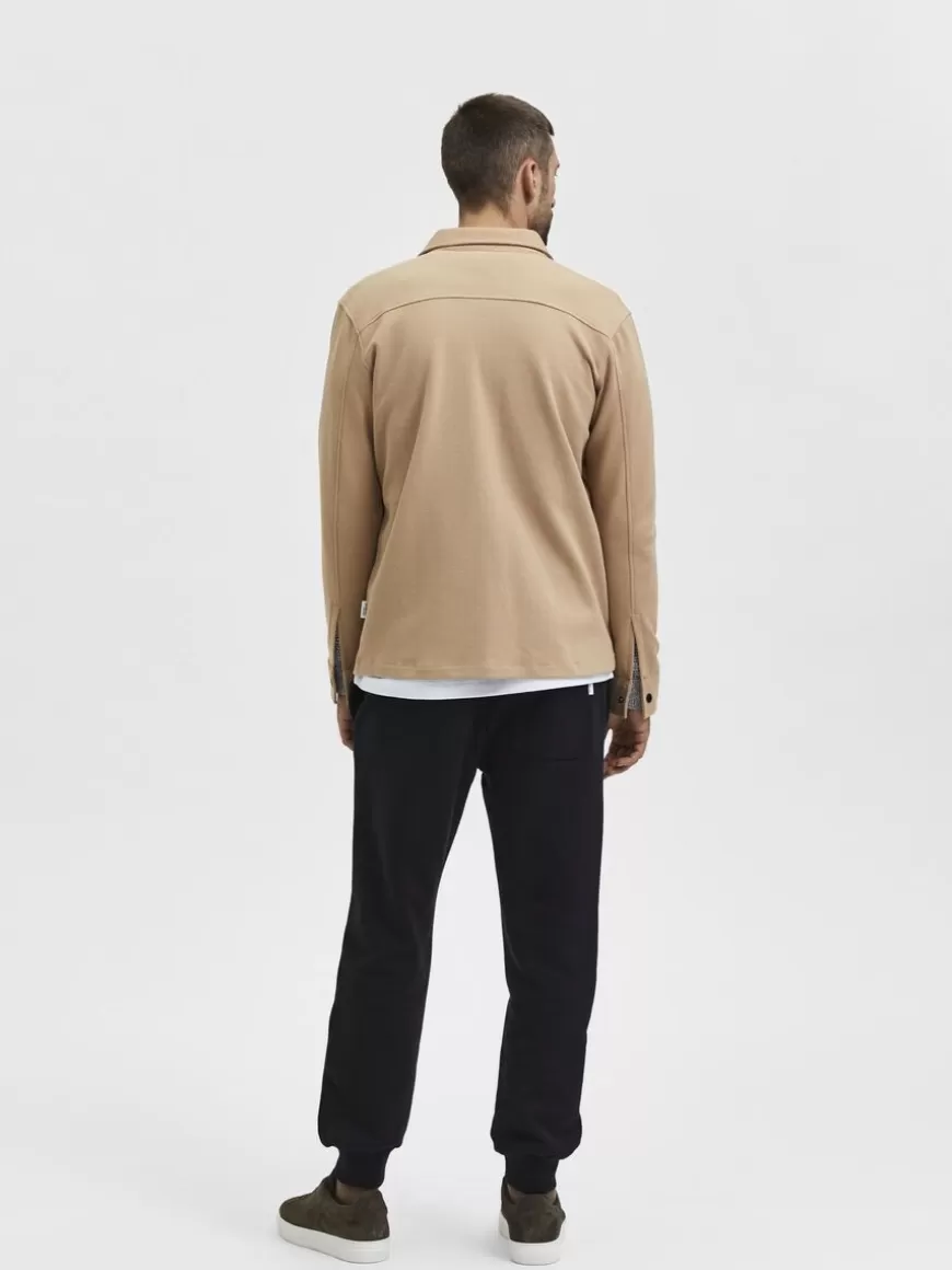 SELECTED KLASSISK SKJORTEJAKKE Beige Online