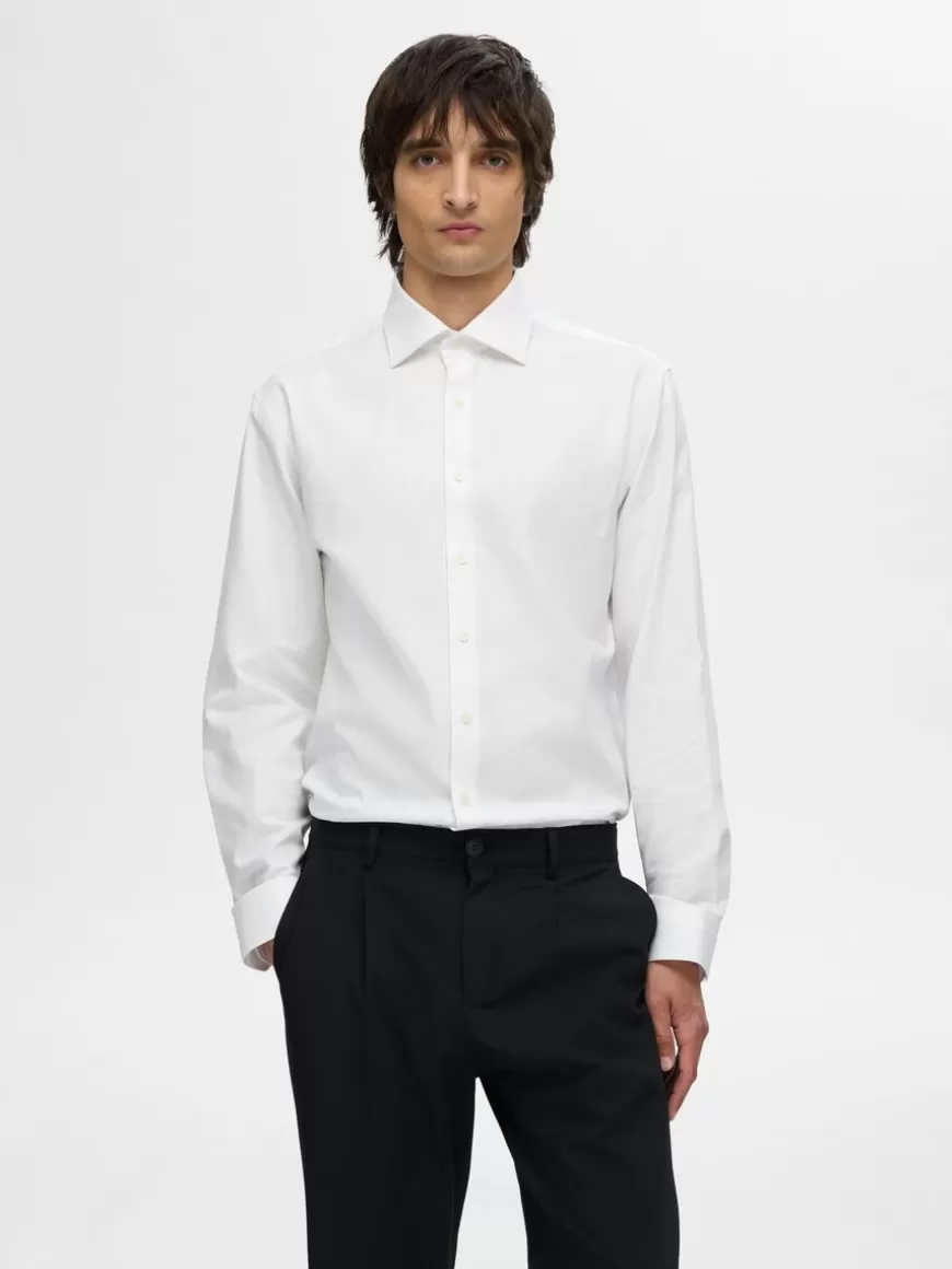 SELECTED KLASSISK SLIM FIT SKJORTE White Cheap