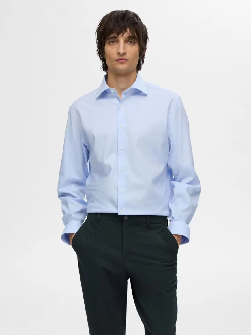 SELECTED KLASSISK SLIM FIT SKJORTE Blue Fashion