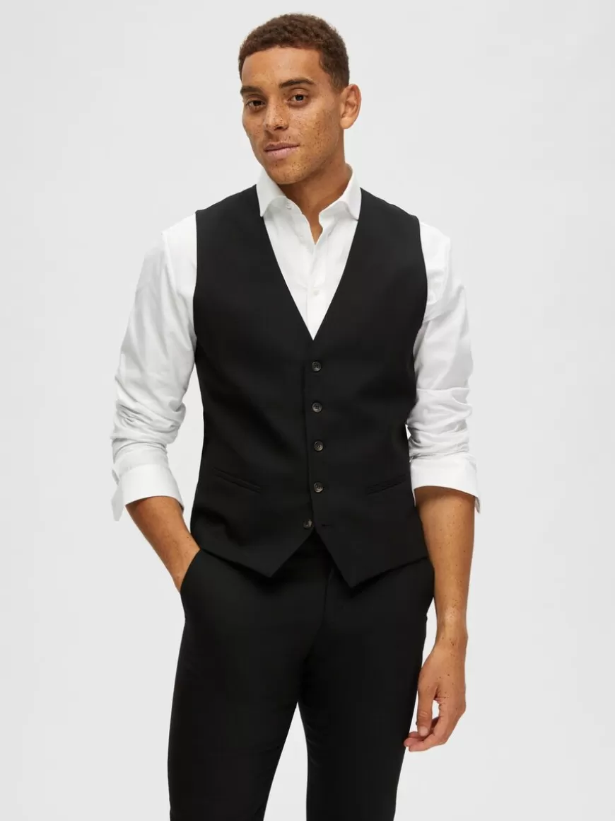 SELECTED KLASSISK VEST Black Store