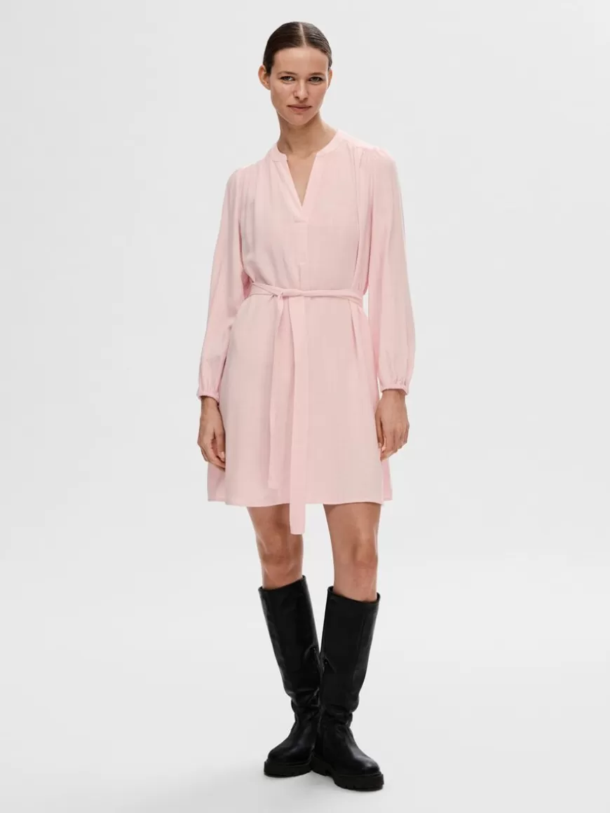 SELECTED LANGERMET MINIKJOLE Pink Online