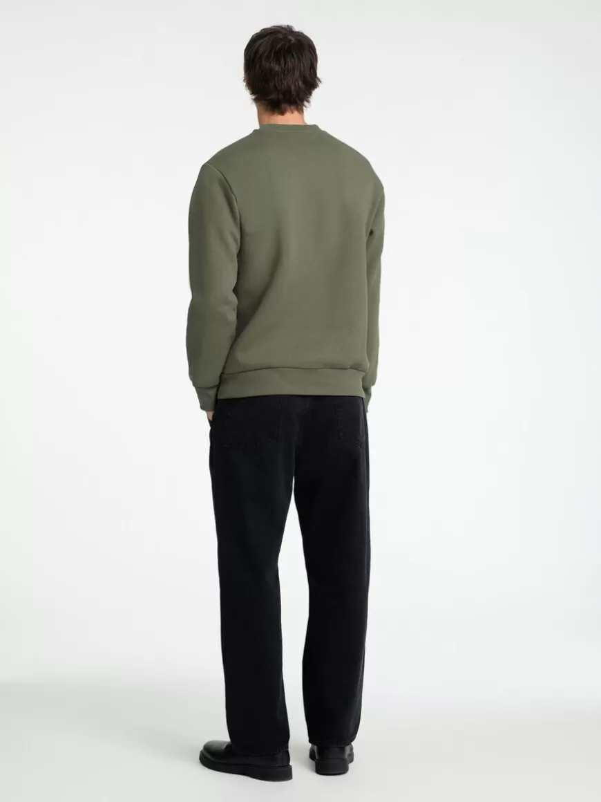 SELECTED LANGERMET SWEATSHIRT Green Best Sale