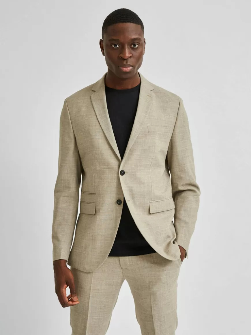 SELECTED LETT ENKELTSPENT BLAZER Beige Clearance