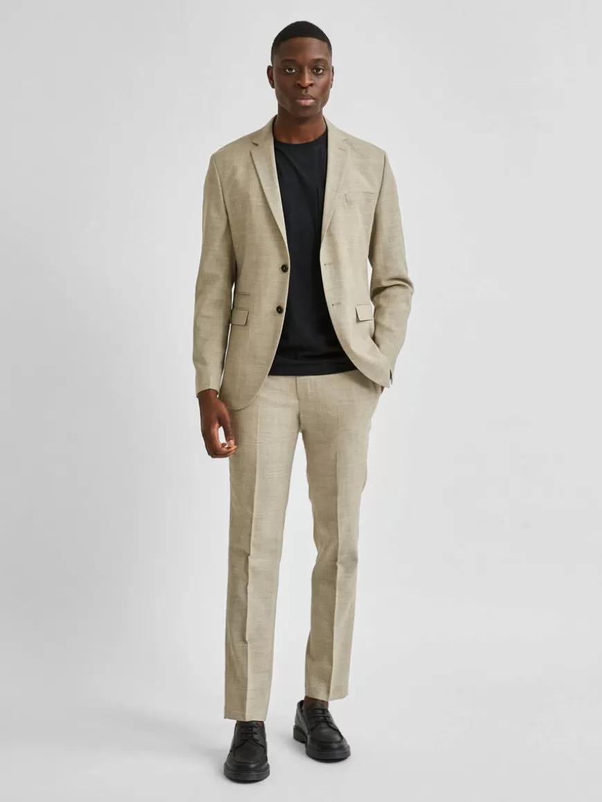 SELECTED LETT ENKELTSPENT BLAZER Beige Clearance