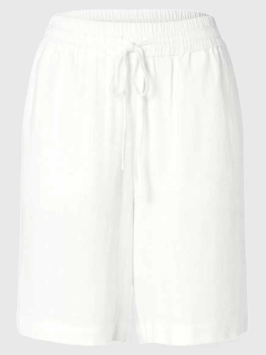 SELECTED MID-WAIST SHORTS White Cheap