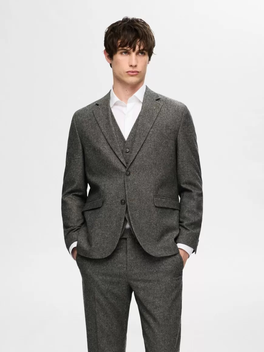 SELECTED NORMAL PASSFORM BLAZER Grey Fashion