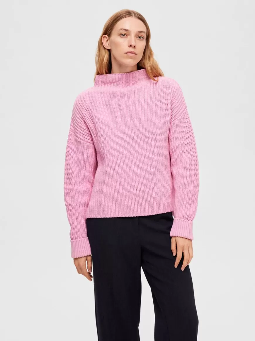 SELECTED OVERSIZED GENSER Pink Shop