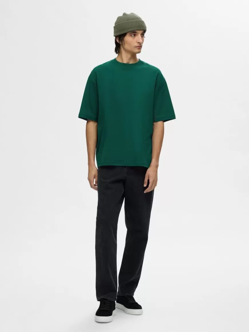 SELECTED OVERSIZED KORTERMET T-SKJORTE Green Store