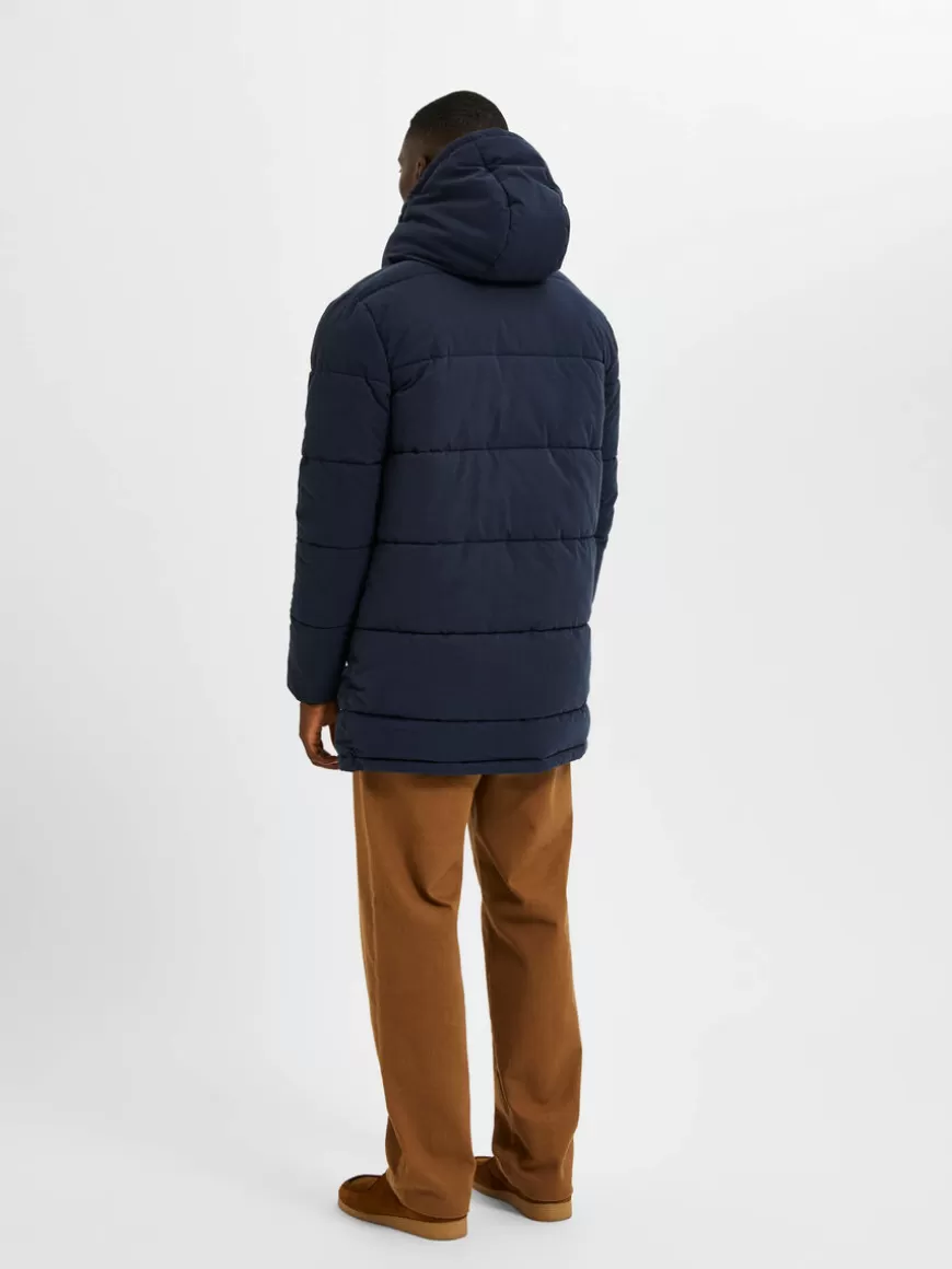 SELECTED POLSTRET PARKAS Blue Outlet