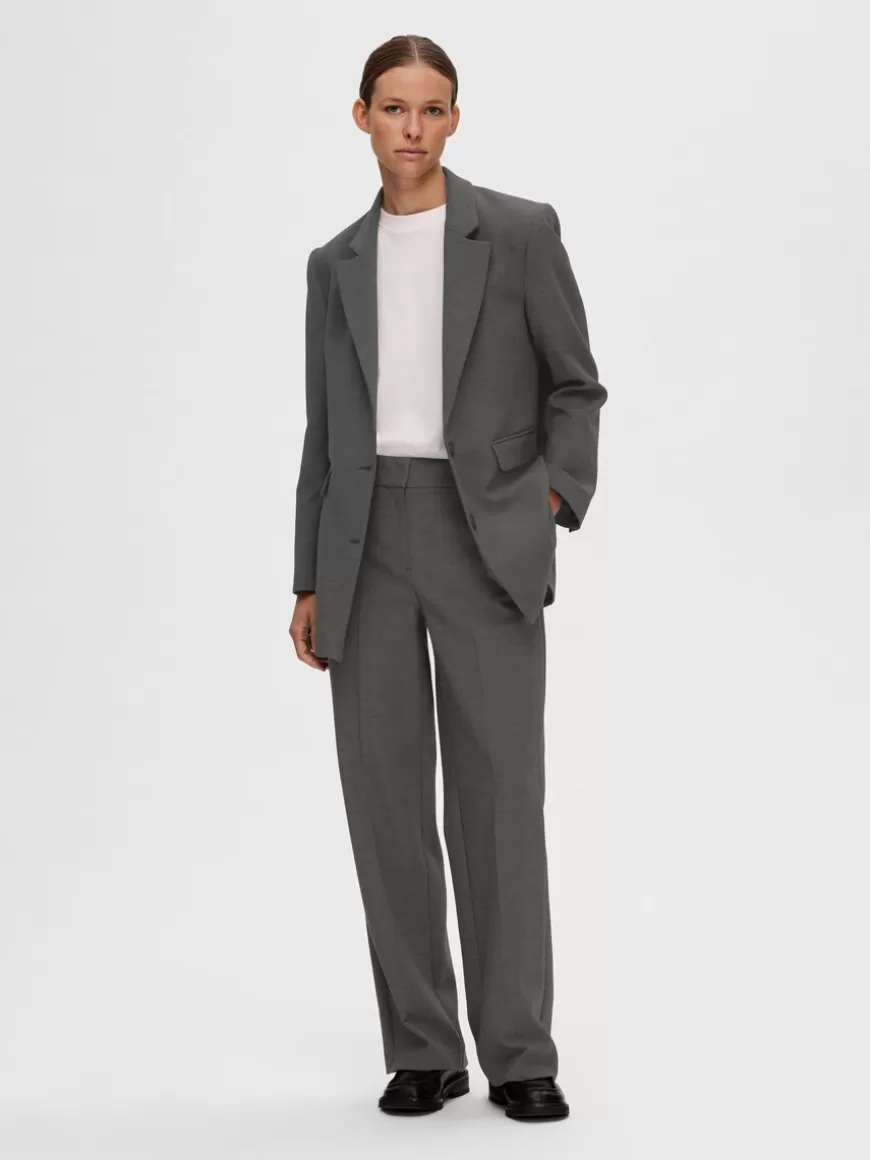 SELECTED RELAXED BLAZER Grey Discount