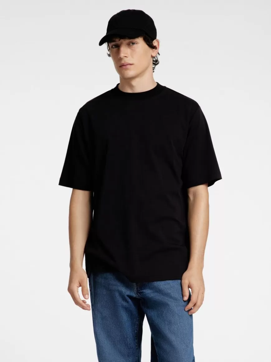 SELECTED RELAXED FIT T-SKJORTE Black Discount