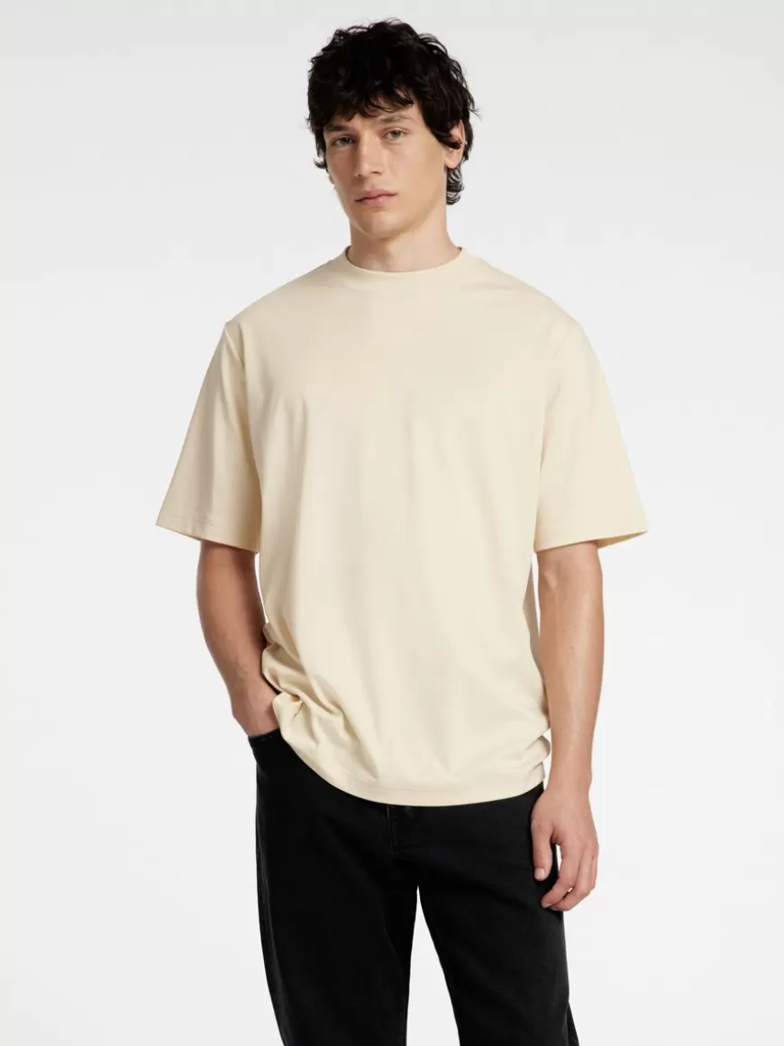 SELECTED RELAXED FIT T-SKJORTE Beige Online