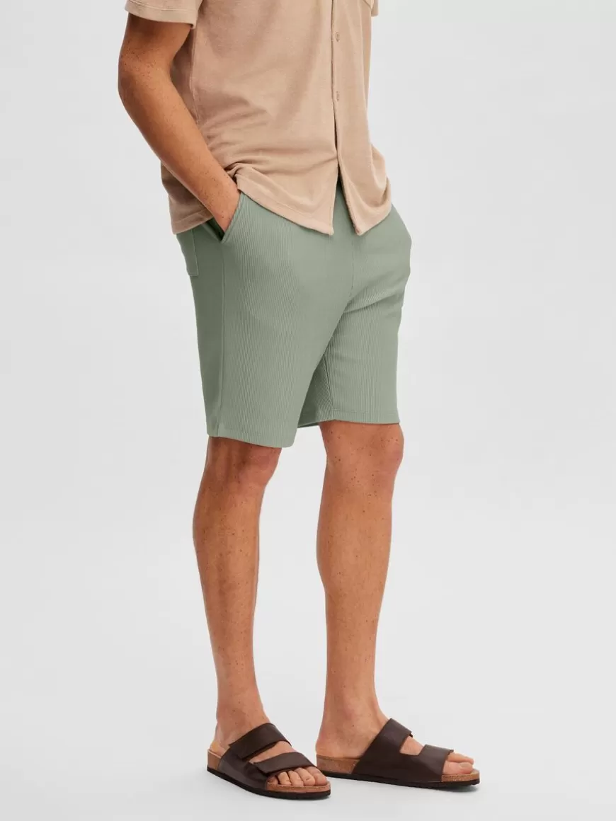 SELECTED RIBBET SHORTS Green Clearance