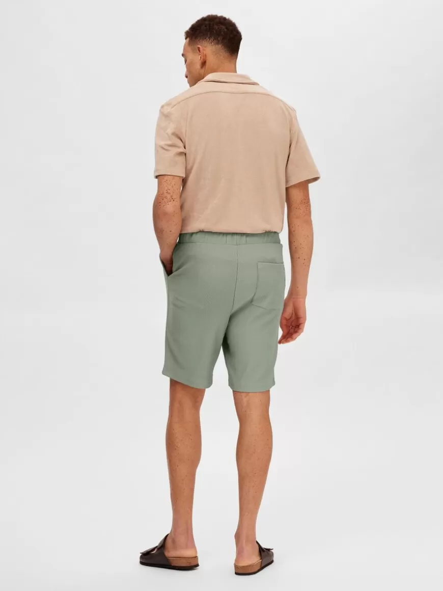 SELECTED RIBBET SHORTS Green Clearance