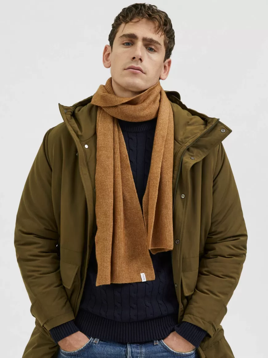 SELECTED RIBBET SKJERF Brown Discount