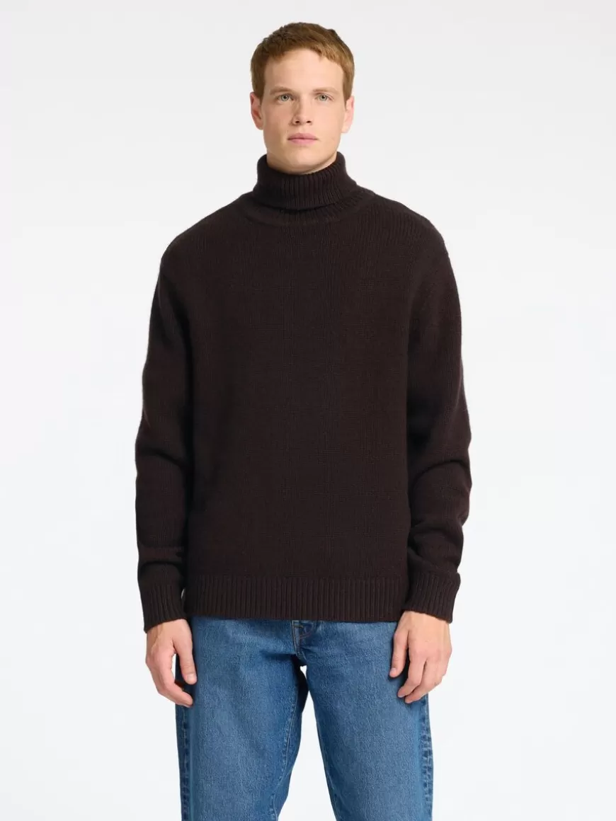 SELECTED RULLEHALS PULLOVER Brown Online