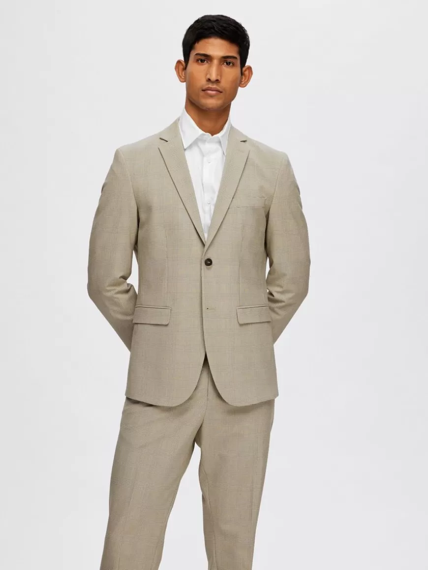 SELECTED RUTETE SLIM FIT BLAZER Beige Best Sale