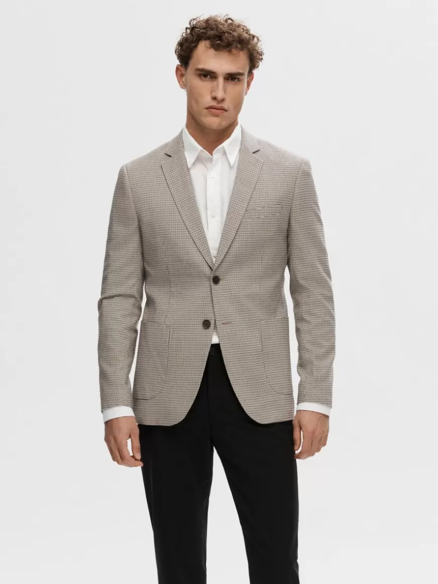 SELECTED RUTETE SLIM FIT BLAZER Beige Store