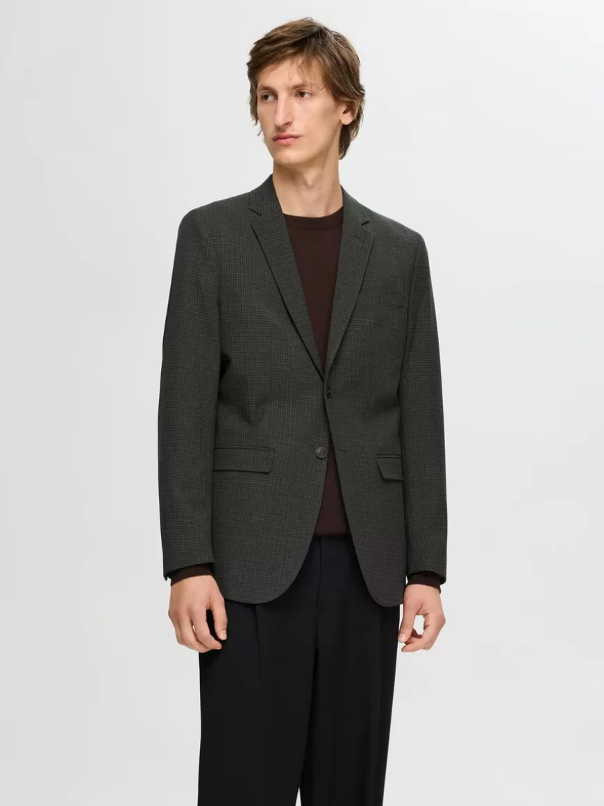 SELECTED RUTETE SMAL PASSFORM BLAZER Brown Online