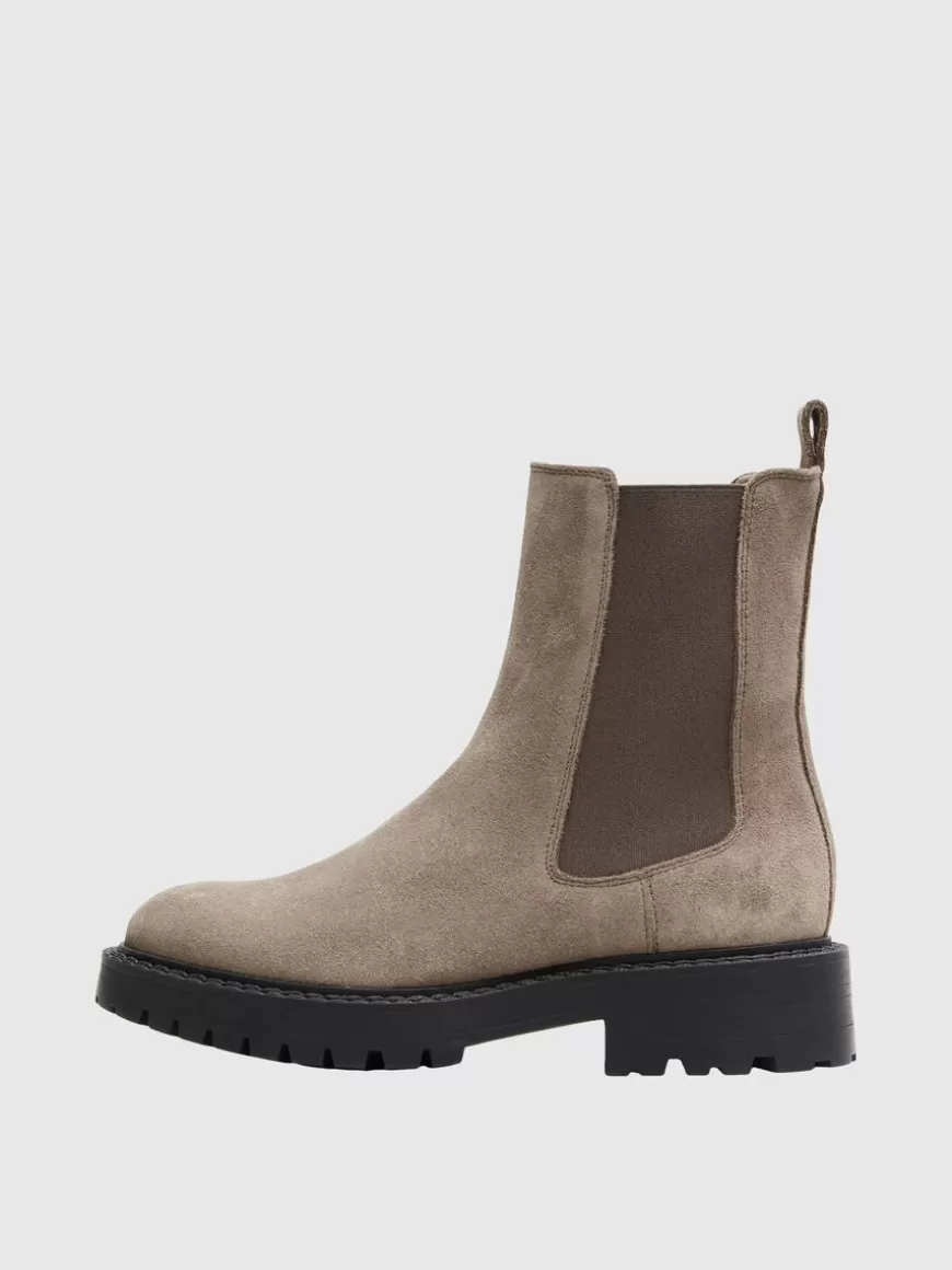 SELECTED SEMSKEDE CHELSEA BOOTS Brown Clearance