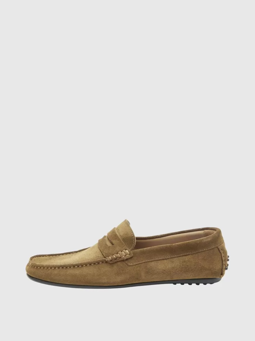 SELECTED SEMSKEDE LOAFERS Brown New