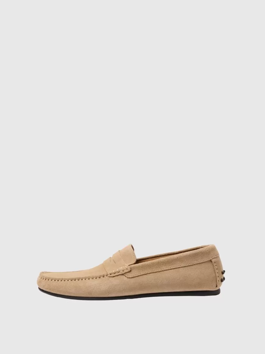 SELECTED SEMSKEDE LOAFERS Beige Outlet