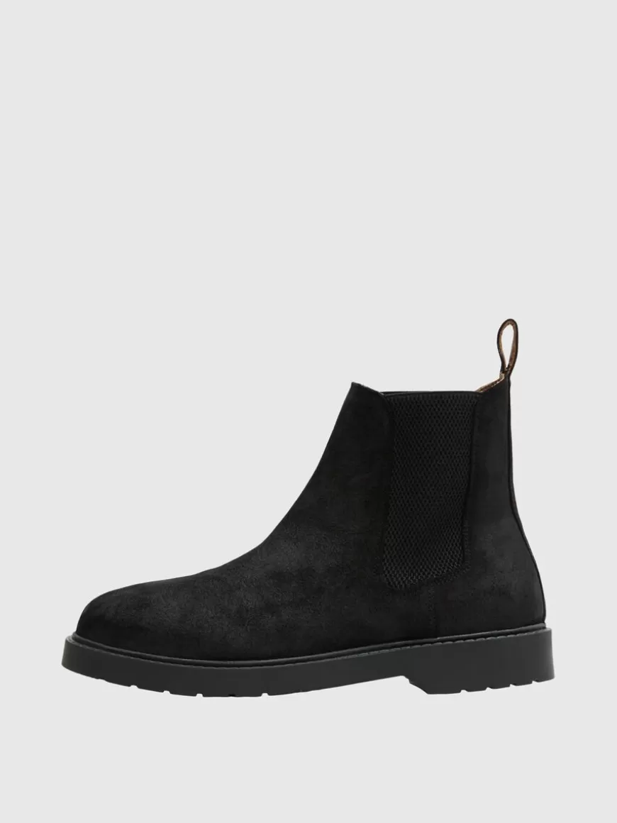 SELECTED SEMSKET CHELSEA BOOTS Black Cheap