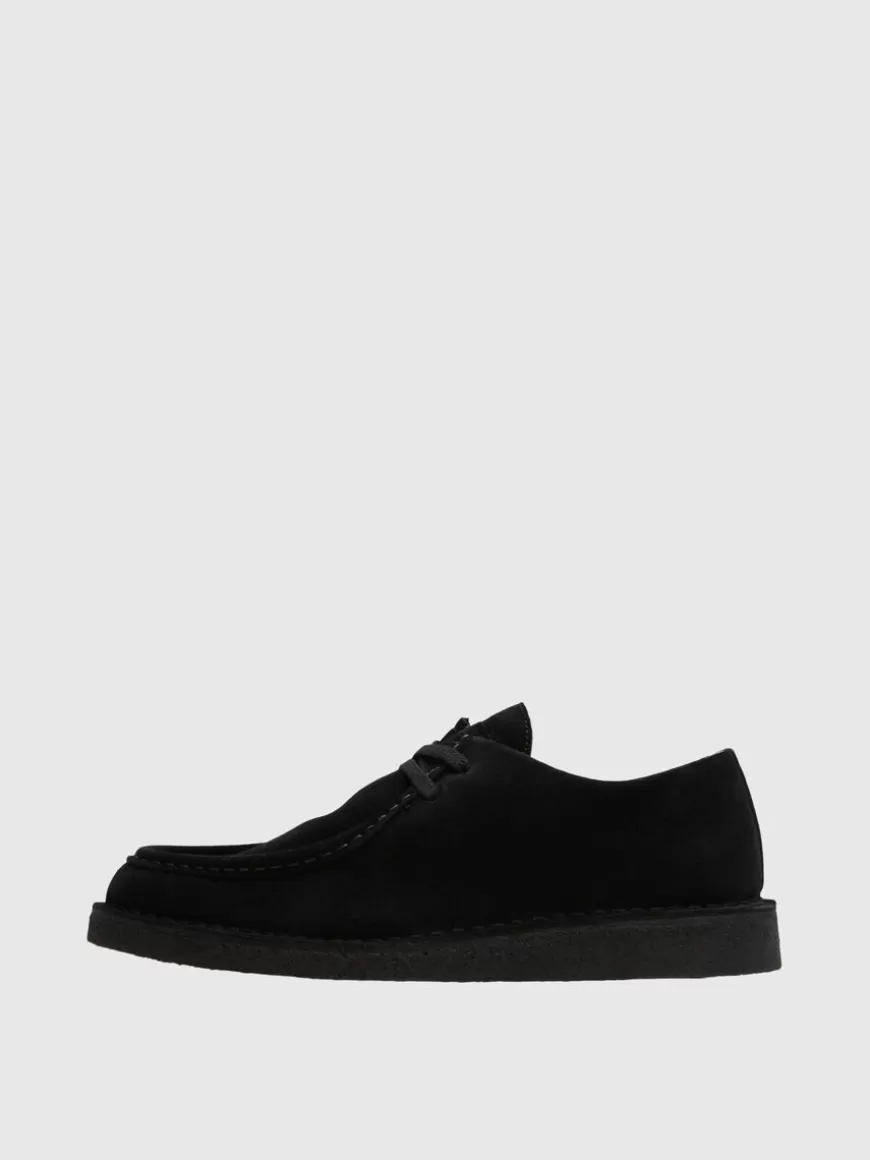 SELECTED SEMSKET SKINN MOC TOE-SKO Black Best