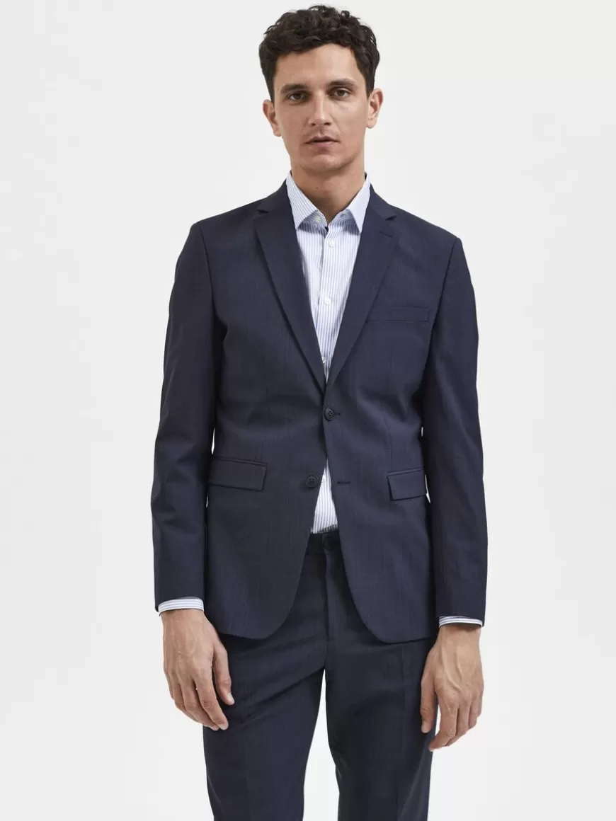 SELECTED SLIM FIT BLAZER Blue Fashion