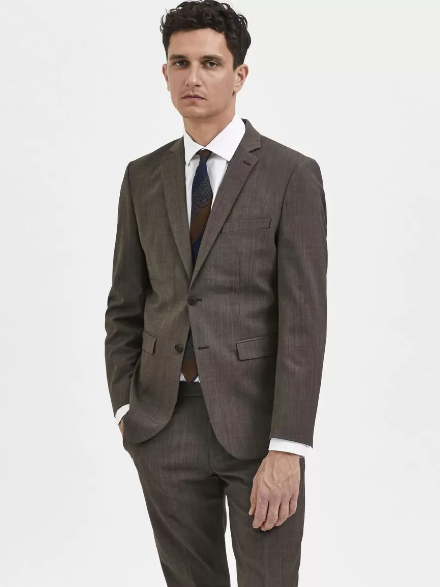 SELECTED SLIM FIT BLAZER Brown Best