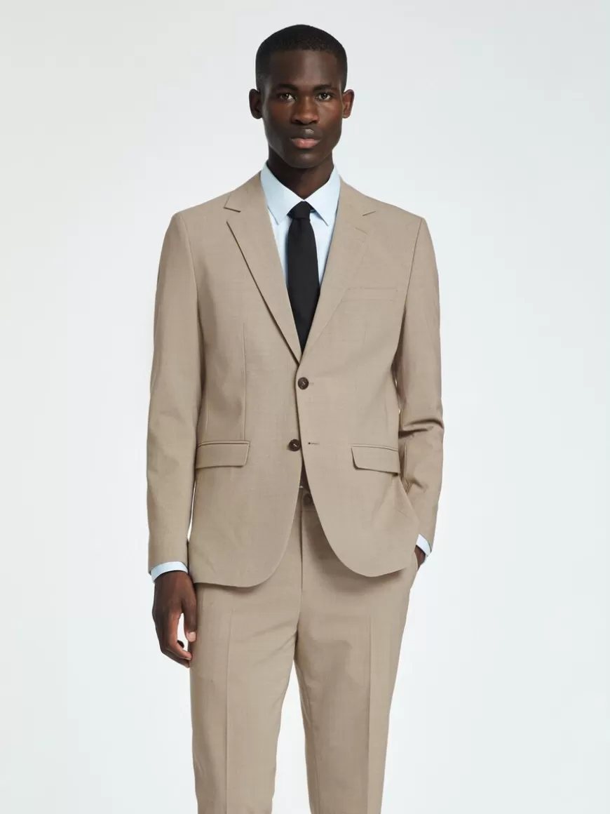 SELECTED SLIM FIT BLAZER Beige Online