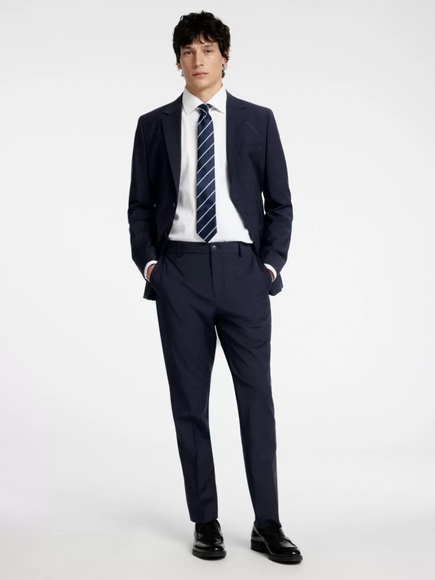 SELECTED SLIM FIT DRESSBUKSER Blue Flash Sale