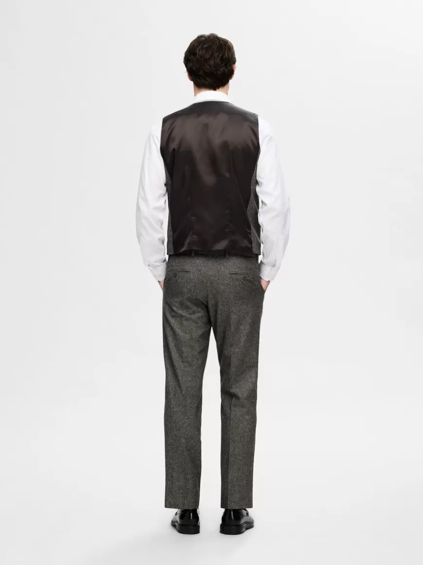 SELECTED SLIM FIT DRESSBUKSER Grey Discount