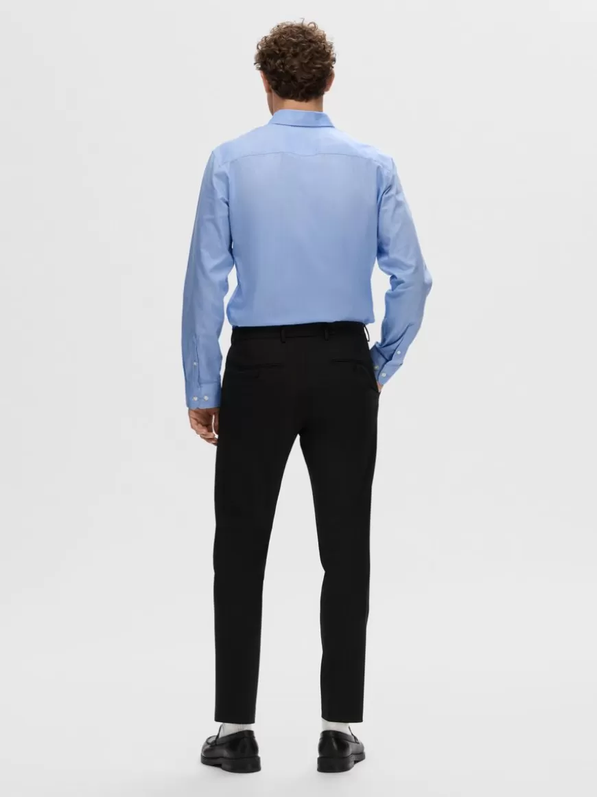 SELECTED SLIM FIT SKJORTE Blue Discount